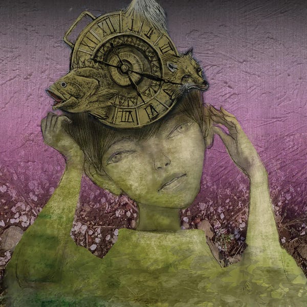 Whimsical Steampunk: Olive II Animal Clock by Hiroyuki Kurava