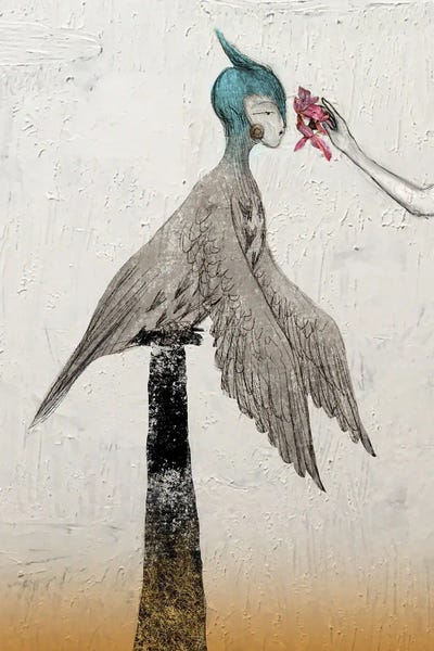 Hiroyuki Kurava: Beige VI Harpy by Hiroyuki Kurava