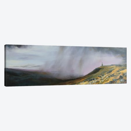 Storm Drawing In Over Stoodley Pike, Todmorden Canvas Print #HKW25} by Hannah Kerwin Canvas Art Print