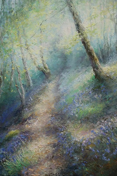 Hannah Kerwin: Climb Towards Saltonstall In Early Spring Stillness by Hannah Kerwin