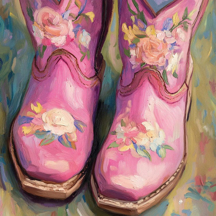 Boots By The Trail by Heidi Kuntz wall art