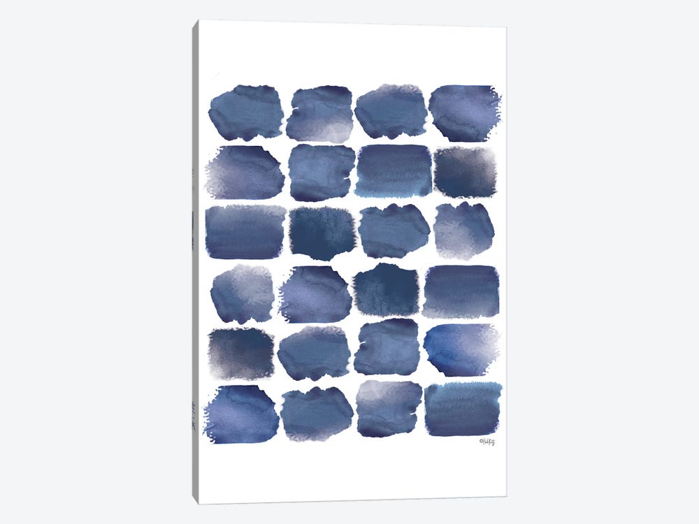 Watercolor Strokes Blue I by Heidi Kuntz 1-piece Art Print
