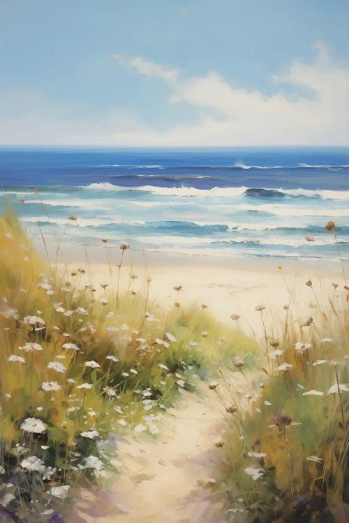 Wildflowers By The Sea by Heidi Kuntz wall art