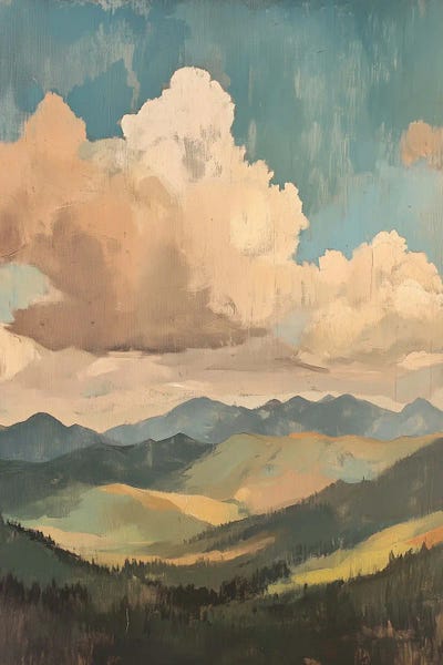Heidi Kuntz: Mountain Cloudscape by Heidi Kuntz