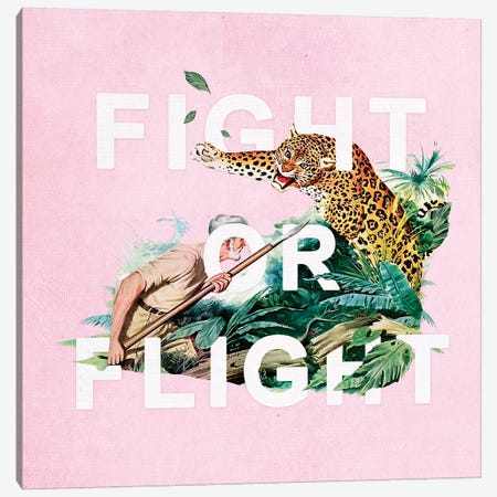 Fight Or Flight Canvas Print #HLA10} by Heather Landis Canvas Artwork
