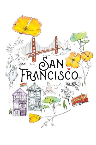 San Francisco: Friends & Neighbors, San Francisco by Heather Landis