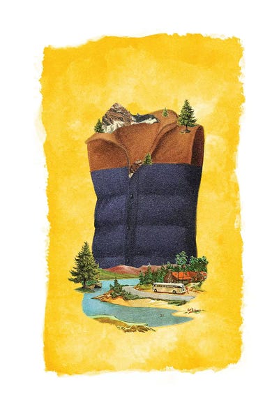 Racked Vest by Heather Landis art print