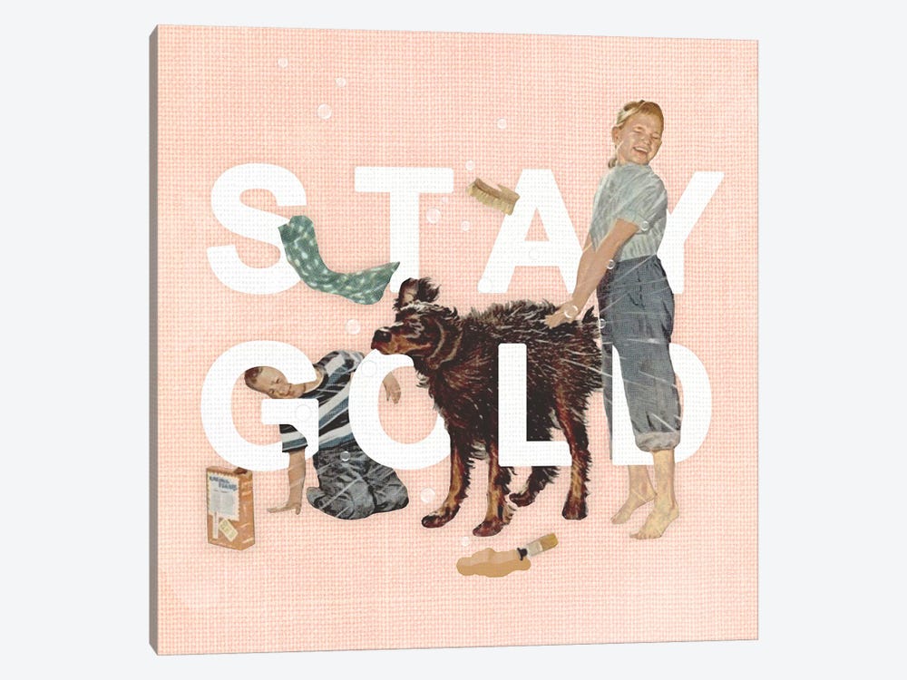 Stay Gold 1-piece Canvas Wall Art