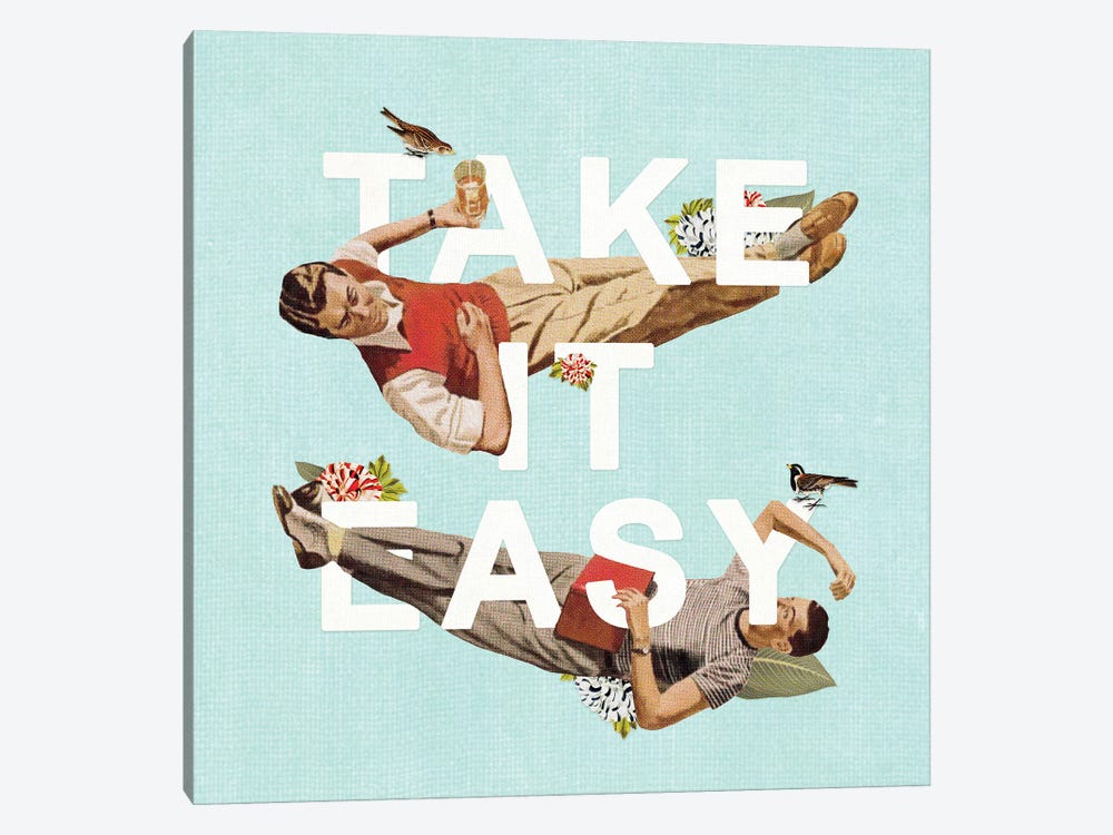 Take It Easy by Heather Landis 1-piece Canvas Art