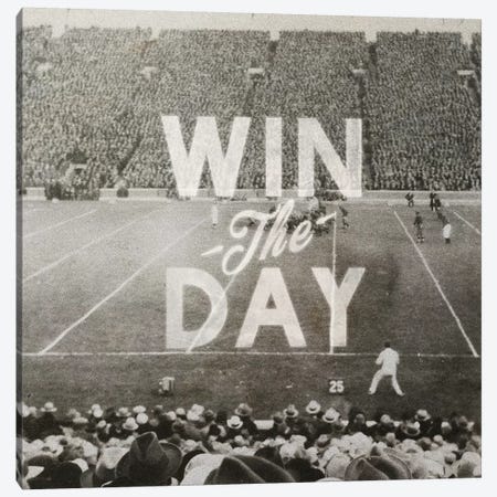 Win The Day Canvas Print #HLA45} by Heather Landis Canvas Wall Art