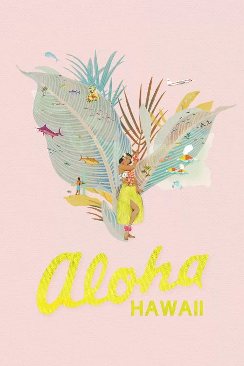 Aloha Hawaii by Heather Landis wall art