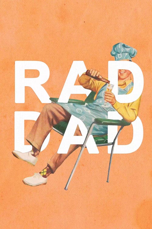 Rad Dad by Heather Landis wall art