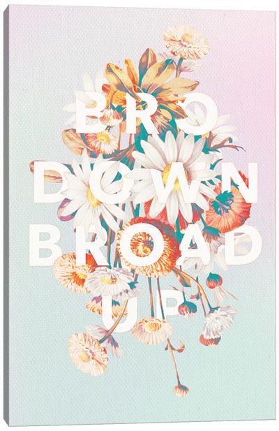 Broad Up Canvas Art Print - Funky Art Finds