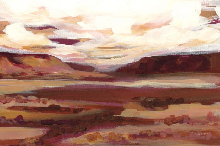 Mauve Mesa II by Haley Knighten wall art