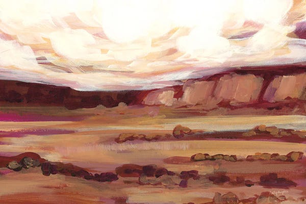 Haley Knighten: Mauve Mesa III by Haley Knighten