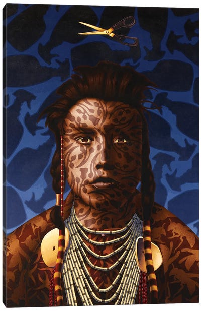 Flower Of Scotland Canvas Art Print - Indigenous & Native American Culture