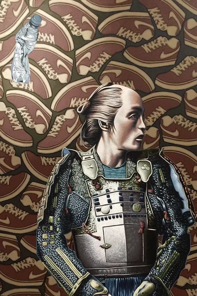 The Lost Samurai by Stephen Hall framed wall art