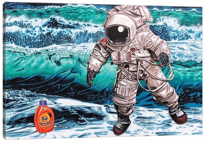 The Search For Intelligent Life On Earth Canvas Art Print - Stephen Hall