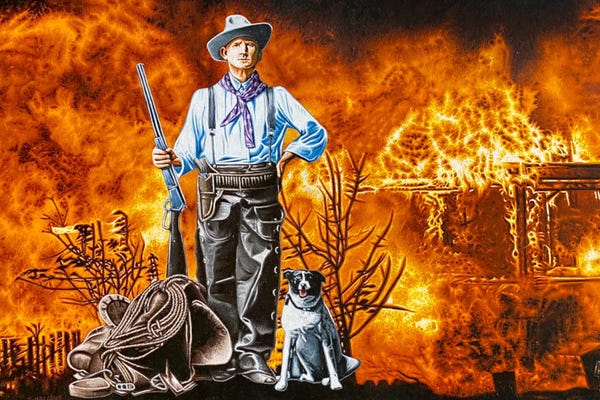 Art Worth Awareness: How The West Was Done by Stephen Hall