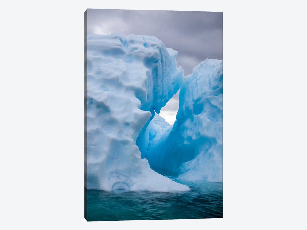 Antarctica, Lemaire Channel, iceberg in the Lemaire Channel by Hollice Looney 1-piece Canvas Wall Art