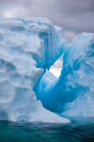 Ice & Snow Close-Ups: Antarctica, Lemaire Channel, iceberg in the Lemaire Channel by Hollice Looney