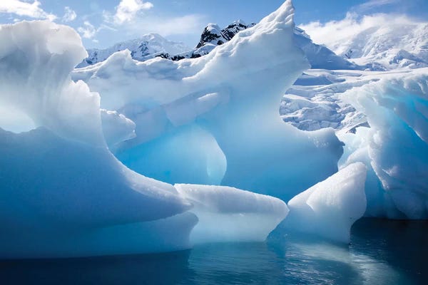 Ice & Snow Close-Ups: Antarctica, Paradise Bay, iceberg by Hollice Looney