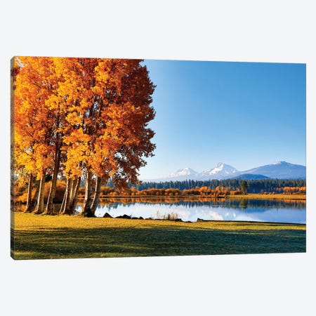 USA, Oregon, Bend, Fall at Black Butte Ranch in Central Oregon I Canvas Print #HLO31} by Hollice Looney Canvas Artwork
