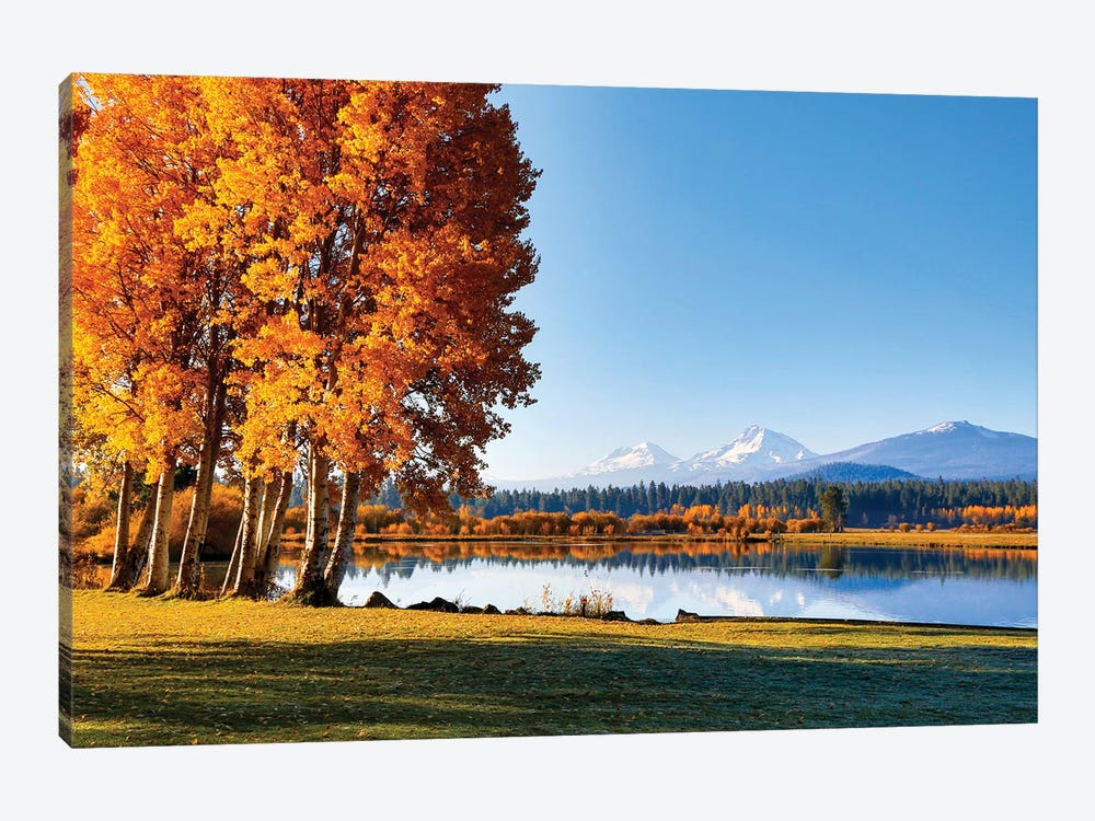 USA, Oregon, Bend, Fall at Black Butte Ranch in Central Oregon I by Hollice Looney 1-piece Canvas Art Print
