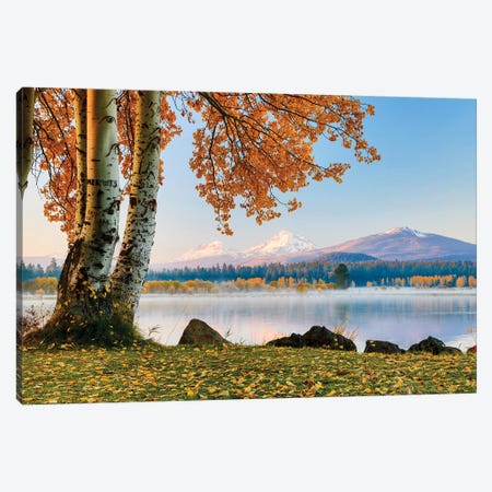 USA, Oregon, Bend, Fall at Black Butte Ranch in Central Oregon II Canvas Print #HLO32} by Hollice Looney Canvas Artwork