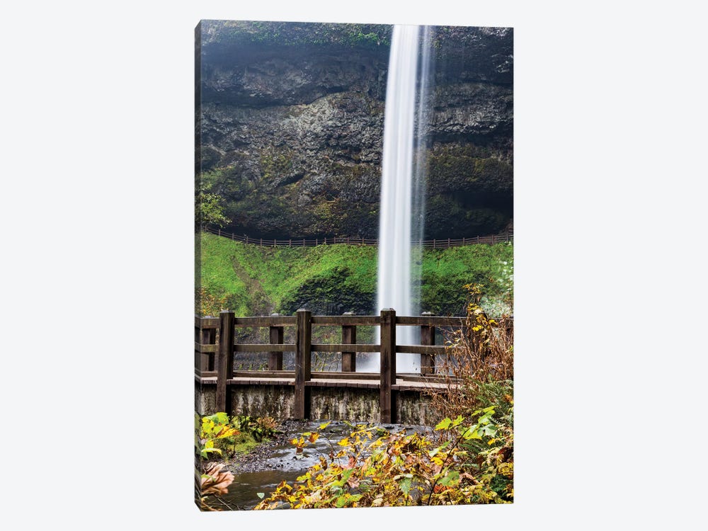 USA, Oregon, Silver Falls State Park, Falls by Hollice Looney 1-piece Canvas Art Print