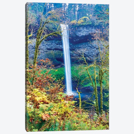 USA, Oregon, Silver Falls State Park, South Falls Canvas Print #HLO38} by Hollice Looney Canvas Wall Art