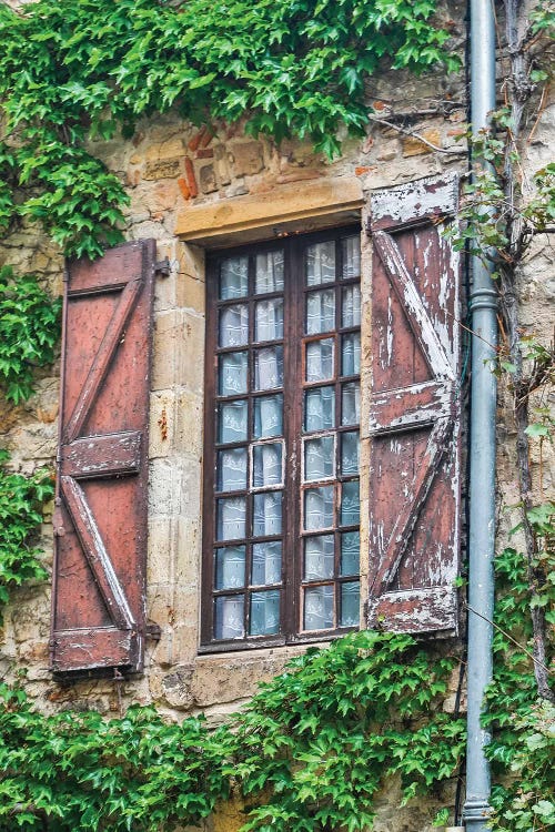 Weathered Shutters & Windows, Cordes-sur-Ciel, France