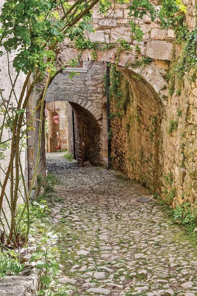 Tunnels: France, Saint-Cirq Lapopie. Tunneled walkway by Hollice Looney