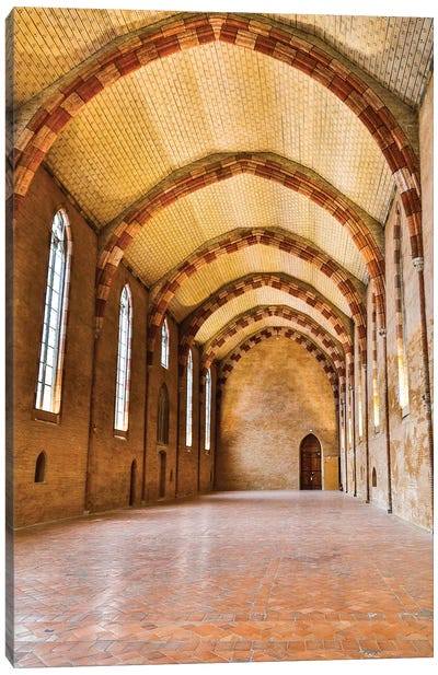 Church Of The Jacobins Great Hall, Toulouse, France Canvas Art Print