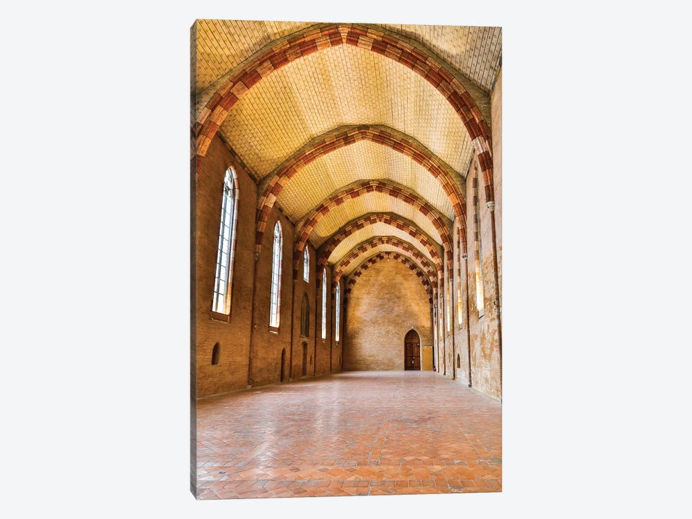 Church Of The Jacobins Great Hall, Toulouse, France by Hollice Looney 1-piece Canvas Art
