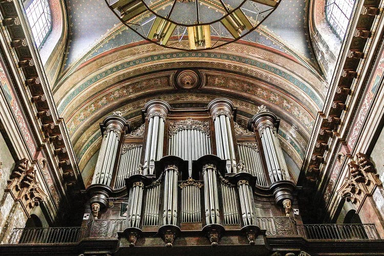 Organ Pipes, Church Of The Jacobins, Toulouse, France