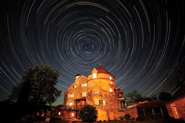 Hollice Looney: Star Trails, Mas de Garrigue, La Garrigue, France by Hollice Looney
