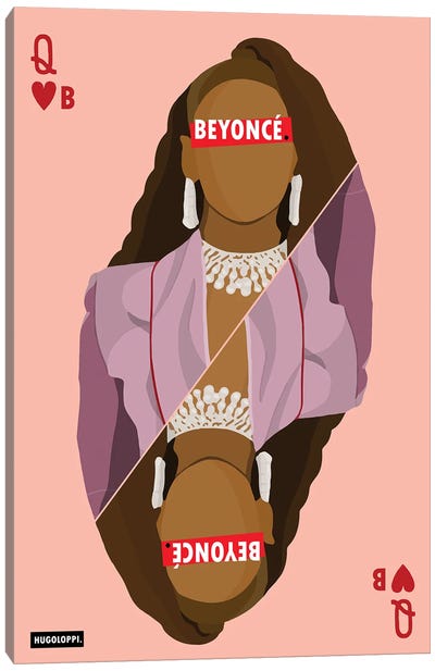 Beyoncé Canvas Art Print - Hugoloppi