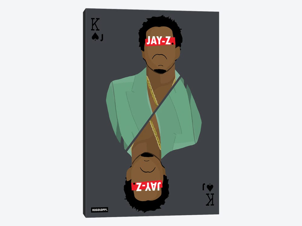 Jay-Z by Hugoloppi 1-piece Canvas Print