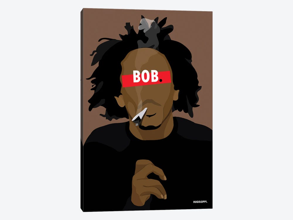 Bob Marley by Hugoloppi 1-piece Canvas Art