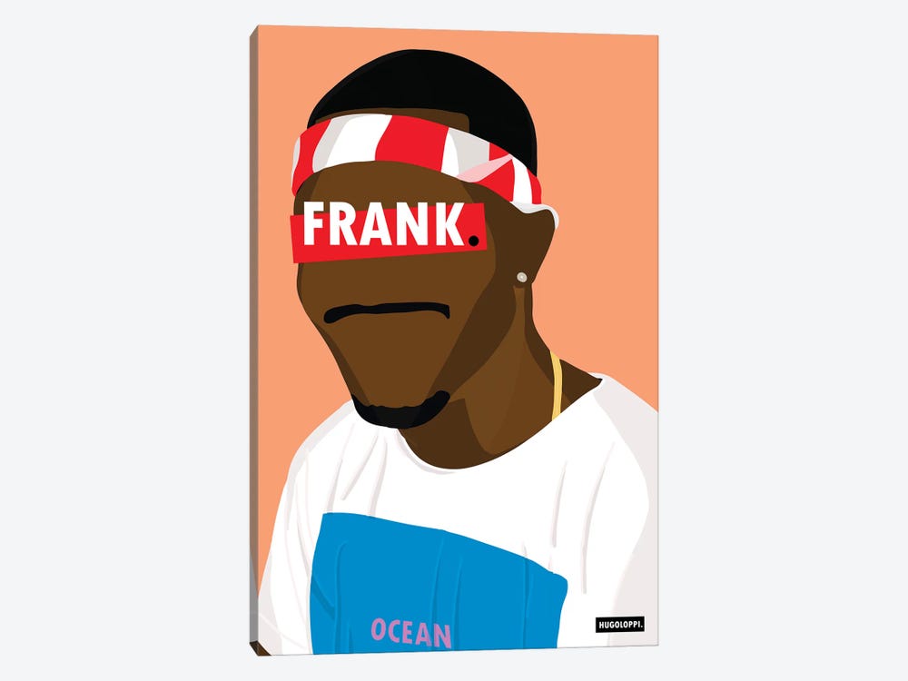 Frank Ocean by Hugoloppi 1-piece Canvas Print