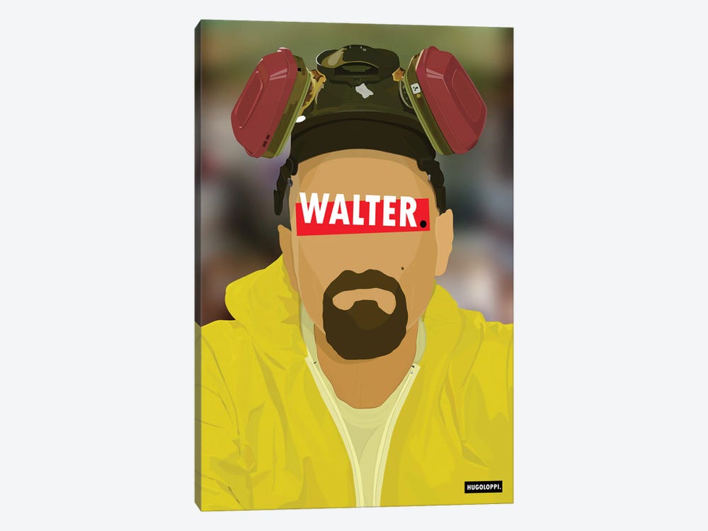 Walter White by Hugoloppi 1-piece Canvas Art Print