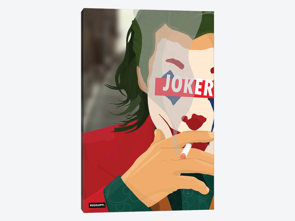 Joker by Hugoloppi 1-piece Canvas Print