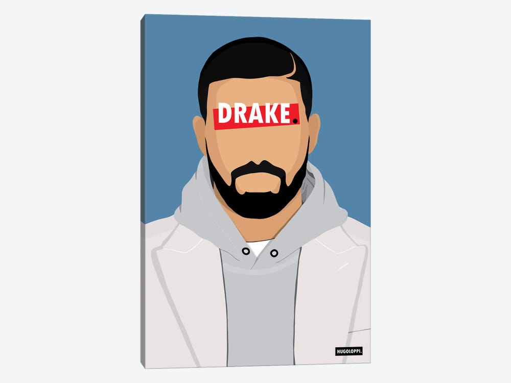 Drake by Hugoloppi 1-piece Canvas Print