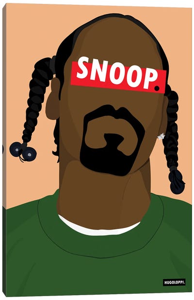 Snoop Dogg Canvas Art Print - Hugoloppi