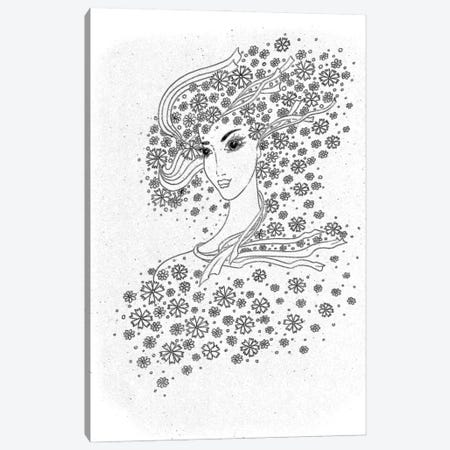 Spring Woman Canvas Print #HLS52} by Helena Lose Canvas Artwork