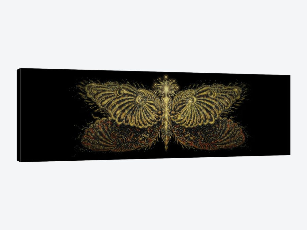 Insect Butterfly In Surrealism by Helena Lose 1-piece Canvas Artwork