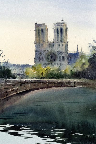 Notre Dame Cathedral: Notre Dame De Paris by HomelikeArt
