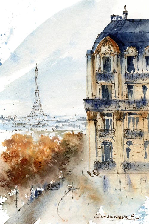 Autumn Paris by HomelikeArt wall art