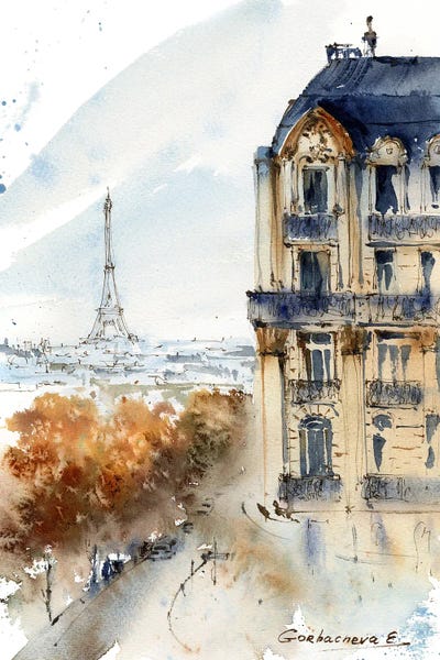 Autumn: Autumn Paris by HomelikeArt